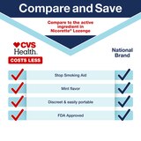 CVS Health Sugar Free Nicotine Lozenge, Mint, thumbnail image 4 of 9