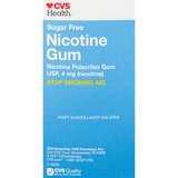 CVS Health Sugar Free Nicotine Gum, Original, thumbnail image 4 of 6