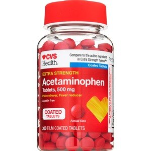 CVS Health Extra Strength Acetaminophen Pain Reliever & Fever Reducer 500 MG Tablets