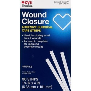 CVS Health Wound Closure Adhesive Surgical Tape Strips