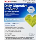 CVS Health Daily Digestive Probiotic 6 Billion CFU Capsules, thumbnail image 1 of 7