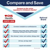 CVS Health Children's 24HR Non-Drowsy Allergy Dye Free Loratadine Oral Antihistamine, thumbnail image 3 of 9