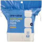 one+other Premium Cotton Pads, 50CT, thumbnail image 1 of 3