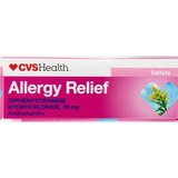 CVS Health Allergy Relief Diphenhydramine Tablets, thumbnail image 4 of 4