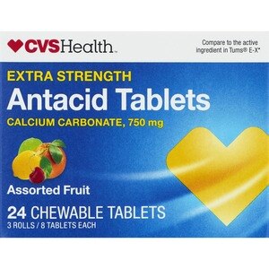 CVS Health Extra Strength Chewable Antacid Tablets Assorted