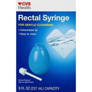 CVS Health Latex Free Rectal Syringe for Gentle Cleansing