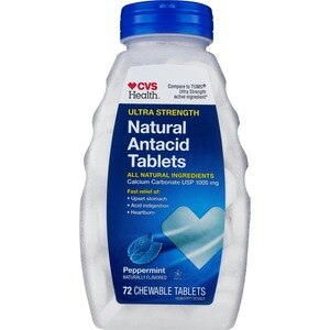 CVS Health Natural Ultra Strength Antacid Tablets