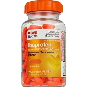CVS Health Ibuprofen Pain Reliever & Fever Reducer (NSAID) 200 MG Caplets