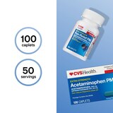 CVS Health Extra Stength Acetaminophen PM Pain Reliever & Nighttime Sleep-Aid Caplets, thumbnail image 4 of 8
