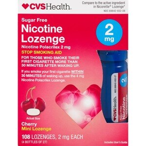 CVS Health Sugar Free Nicotine Lozenge, Cherry