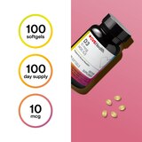 CVS Health 10 MCG Vitamin D3 Softgels, 100 CT, thumbnail image 3 of 9