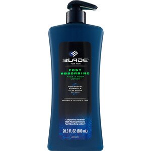 Blade Face And Body Lotion For Men, 24.5 OZ