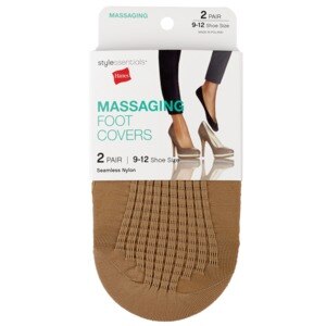 Style Essentials by Hanes Massaging Foot Covers 2 Pairs