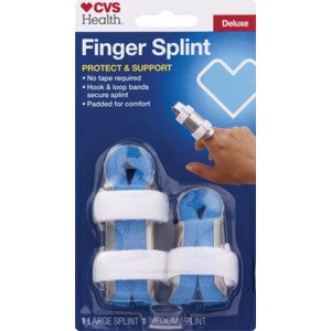 CVS Health Finger Splint Deluxe Aluminum/Foam