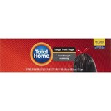 Total Home 30 Gallon Drawstring Trash Bags, thumbnail image 1 of 6