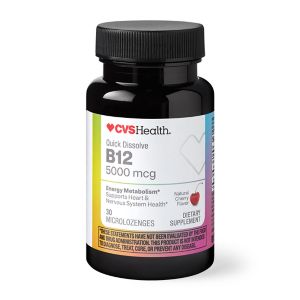 CVS Health Vitamin B12 Microlozenges, 30 CT