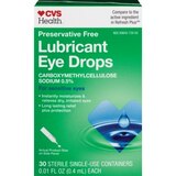 CVS Health Preservatice Free Lubricant Eye Drops Sensitive Solution, 0.4mL, thumbnail image 1 of 1