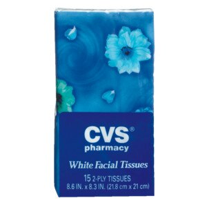 CVS Facial Tissues Pocket Pack, 2-Ply, 15 CT