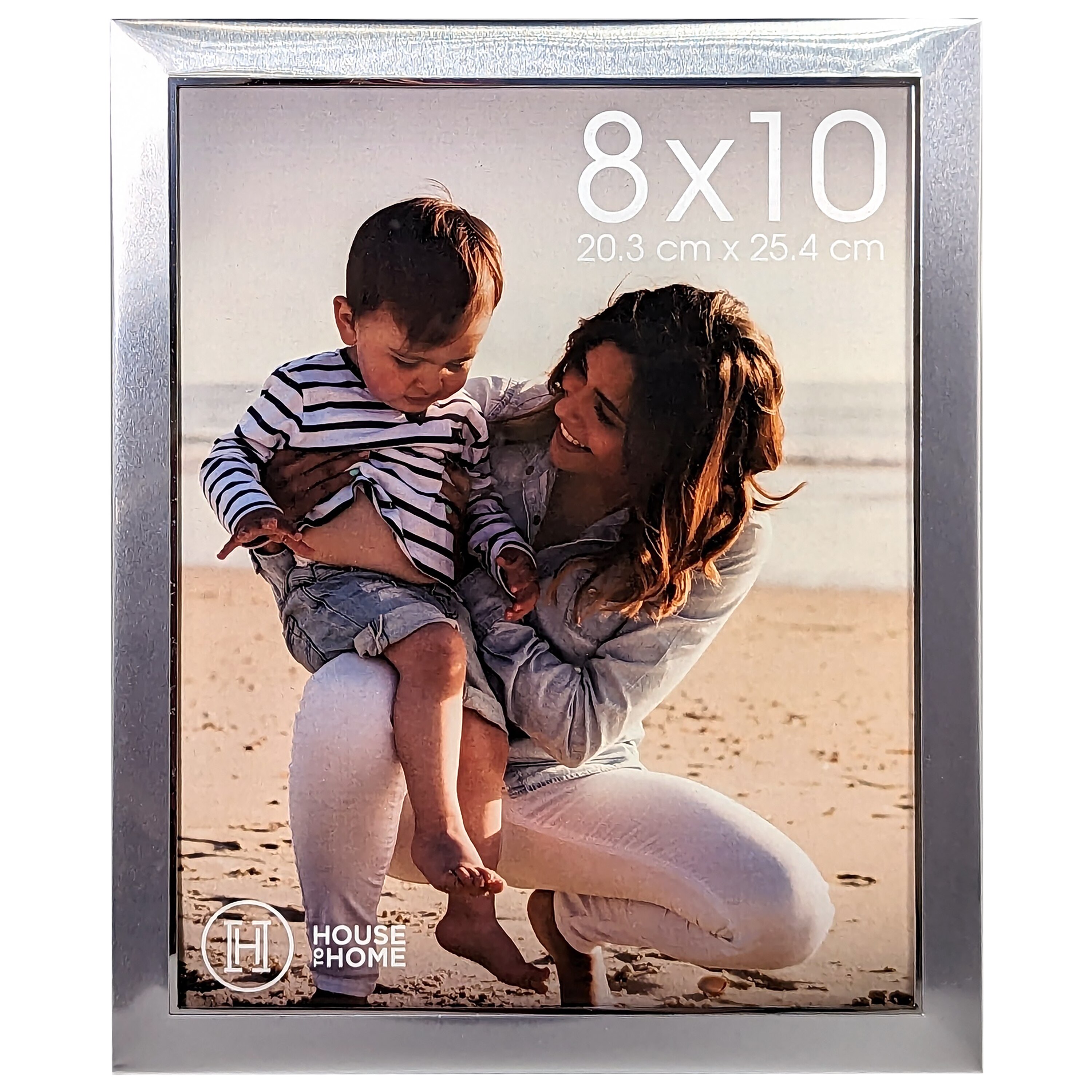 House to Home Harbortown Hadley 2-tone Silver Picture Frame, 8x10