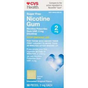 CVS Health Sugar Free Nicotine Gum, Original