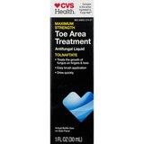 CVS Health Maximum Strength Antifungal Toe Area Liquid Treatment, 1 FL OZ, thumbnail image 1 of 6