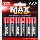 CVS Max Alkaline Batteries, AA, 1.5 Volt, thumbnail image 1 of 2