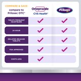 CVS Health Omeprazole Delayed Release Acid Reducer Disintegrating Tablets, thumbnail image 4 of 10