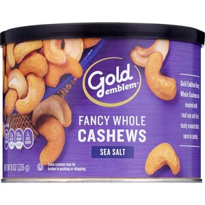 Gold Emblem Fancy Whole Cashews, Lightly Salted