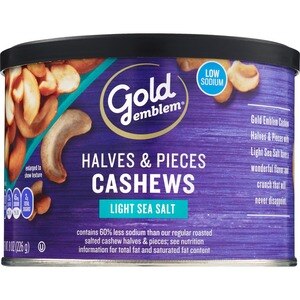 Gold Emblem Cashew Halves and Pieces Lightly Salted