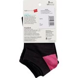 Style Essentials by Hanes Ladies' Low Cut Socks 3 Pairs, Size 5-9, thumbnail image 2 of 2