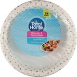 Total Home Decorated Paper Bowls 20 oz, 24 ct, thumbnail image 1 of 2