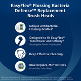 CVS Health EasyFlex Flossing Antibacterial Replacement Brush Heads, thumbnail image 4 of 7