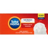 Total Home Tall Kitchen Trash Bags, White, 38 ct, thumbnail image 1 of 6