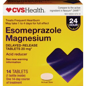 CVS Health Delayed-Release Acid Reducer Tablets, 20 MG