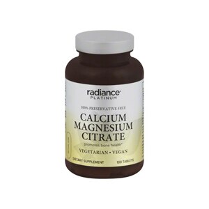 Radiance Platinum Calcium Magnesium Citrate Tablets Ingredients - CVS ...