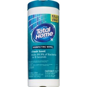 Total Home Disinfecting Wipes, Fresh Scent