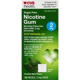 CVS Health Sugar Free Nicotine Gum, Mint, thumbnail image 1 of 5