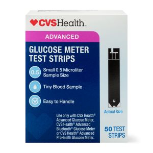 CVS Health Advanced Glucose Meter Test Strips