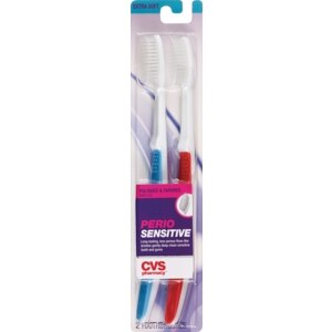 CVS Health Perio Sensitive Toothbrush, 2CT
