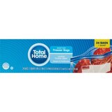 Total Home Reclosable Quart Freezer Bags, 24 ct, thumbnail image 1 of 7