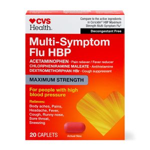 CVS Health Maximum Strength Flu HBP, 20 CT