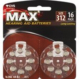 CVS Max Hearing Aid Battery Size 312, thumbnail image 1 of 2