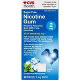 CVS Health Sugar Free Nicotine Gum, Ice Mint, thumbnail image 1 of 5