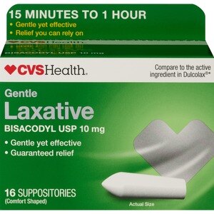 CVS Health Gentle Laxative Suppositories