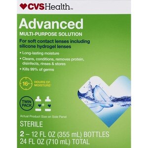 CVS Health Advanced Multi-Purpose Solution, Twin Pack