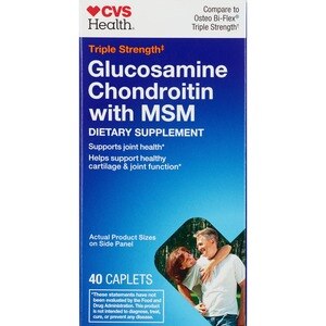 CVS Health Glucosamine Chondroitin Caplets, 40 CT