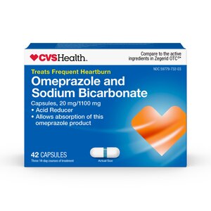CVS Health Omeprazole Sodium Bicarbonate Capsules