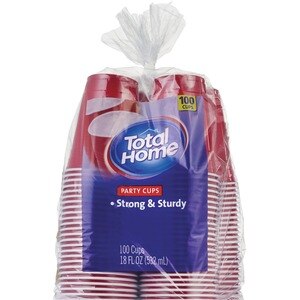 Total Home 18 oz Party Cups, 100 ct