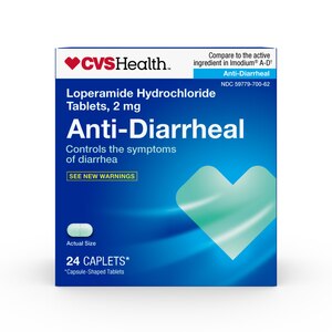 CVS Health Anti-Diarrheal Tablets, 2 MG