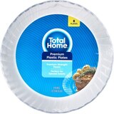 Total Home Premium Plastic Dinner Plates, 8 ct, thumbnail image 1 of 2
